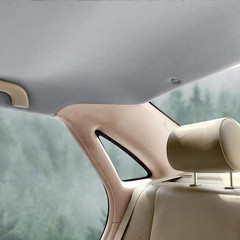 Ligth Gray Mesh Headliner Fabric 54″ L × 60″ W with Foam Backing, Auto Interior