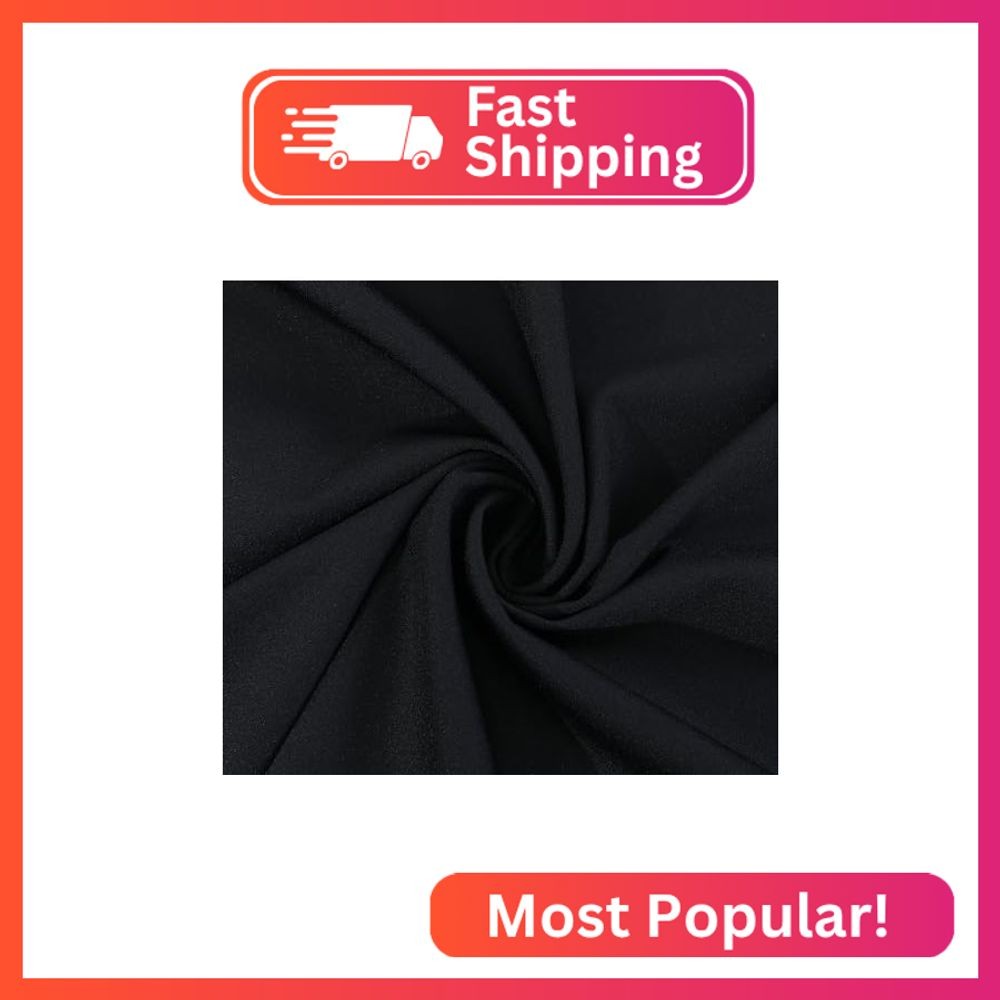 Nylon Spandex Matte Tricot Fabric Cut By The Yard | 62/63″ Inches Wide 220GSM| 4