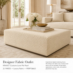 KRAVET Couture Love Me Pearl 21 YARDS Luxury Fabric Material MSRP $6615