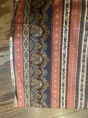Vintage VIP Cranston Floral & Pink Border Stripe Print Fabric – 8 Yds