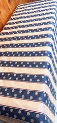 6 Yd Blue And Gold Upholstery Fabric 52 In Wide Medallion Pattern Continuous…