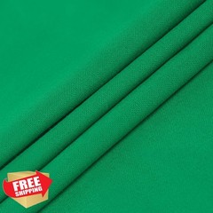 HHZZMIAO 3 Yards Green Cotton Fabric 58″ Wide