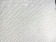 Cream Ivory Diamond Herringbone Upholstery Fabric ~ 3 Yd