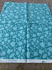 NEW Bryant Park By Khristian Howell For Anthology Fabrics 1/2 Yard Blue Floral