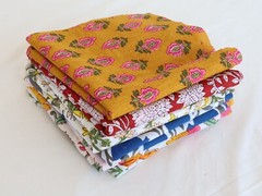 Miscellaneous Random Fabric Scraps Cotton prewashed Misc PATTERNS VARIOUS THEMES