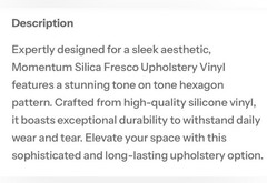 Momentum SILICA FRESCO “Cay”. 5 Yards Continuous.