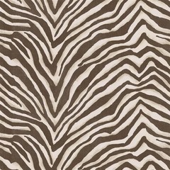 RALPH LAUREN/DESIGNERS GUILD CURTAIN FABRIC Terranea Zebra Java 5.2 METRES BROWN