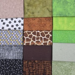 Lot 50 Pc. Fat Quarters New Cotton Quilting Fabric Stash Builder Vtg