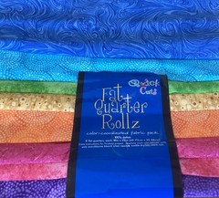 8 Batik Fat Quarters Bundle Quick Cut Multi colors Fabric Precut 18X22” New
