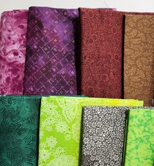 Blenders Fat Quarter Bundle 100% Quilt Cotton Fabrics Lot of 15