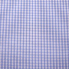 Sky Blue Small Gingham Check 58″ By The Yard Pillow Cushion Fabric