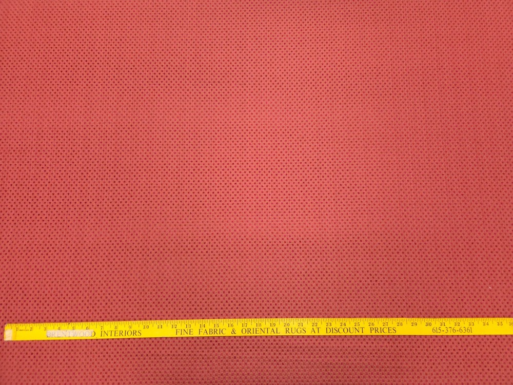 Waverly PRUSSIAN DOT RUBY Red Crimson Woven Pin Dot Designer Drapery Uph Fabric