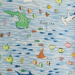 Ocean Fat Quarters Fabric Bundles for Quilting, Cute Mysterious