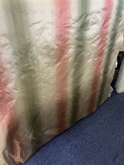 Striped TAFFETA Silk . 100% silk. Sold By the yard.