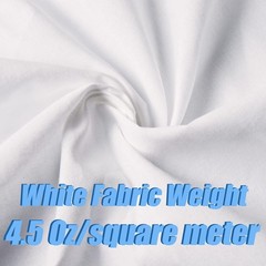 Soft White Cotton Poplin Fabric – 5 Yards, Perfect for Embroidery and DIY Crafts