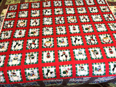 Vintage Daisy Kingdom Christmas Craft Squares 4″x4″ 1996 Cotton Fabric