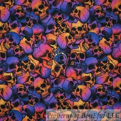 BonEful FABRIC FQ Cotton Quilt Brown Black Leopard Skin Print Spot Animal Stripe