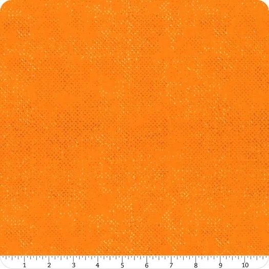Moda Quilting Fabric by the yard Cotton Spotted by Zen Chic 1660 Yellow Orange