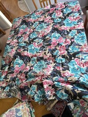 Vintage Fabric Lot Cotton Floral Dark Moody Victorian Cottagecore Calico 4.5 Lb+