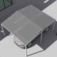 Custom 6 FT gray Fabric Roll Sunwind Screen UV Block Shade Cloth patio Yard