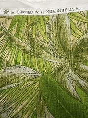 Tommy Bahama Bahamian Breeze Fabric Bright Green Palm Leaves 42″ wide 1.5 yards
