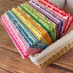 Jukway 42PCS Cotton Fabric Bundles, 10″x10″ Cotton Fabric Patchwork Squares F…