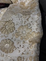 Amibric Beautiful French Jacquard Lace Fabric Gild Embroidery Nigerian 2 1/2 yar