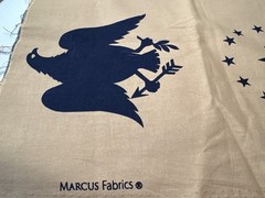 Bonnie Blues America Cotton Fabric 19″ x 44″ Paula K Marcus Fabrics Eagle Star
