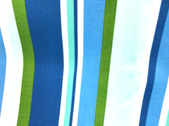 Bryant Outdoor Stripe Fabric Blue Green White Piper By the Yard 54″ Wide New