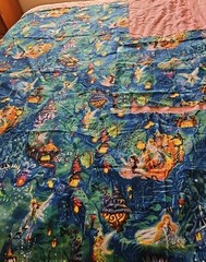 Lot Of 3 Pieces Of HTF Disney For Springs Global Fairies Cotton Fabric READ