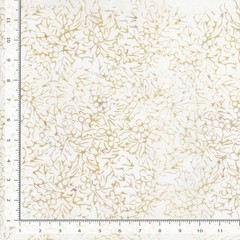 TONGA EMBER Batik Fabric | Holly Berry Brown Cream | Timeless Treasures YARD