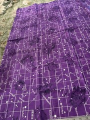 Vintage 1960s Brookhaven Zodiac Astrology Fabric 37 X 43 Condition!