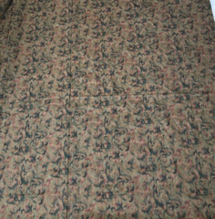 Raymond Waites Scotchgard Fabric Green Brown Red 134″ / 3.7 Yards x 55″ Wide