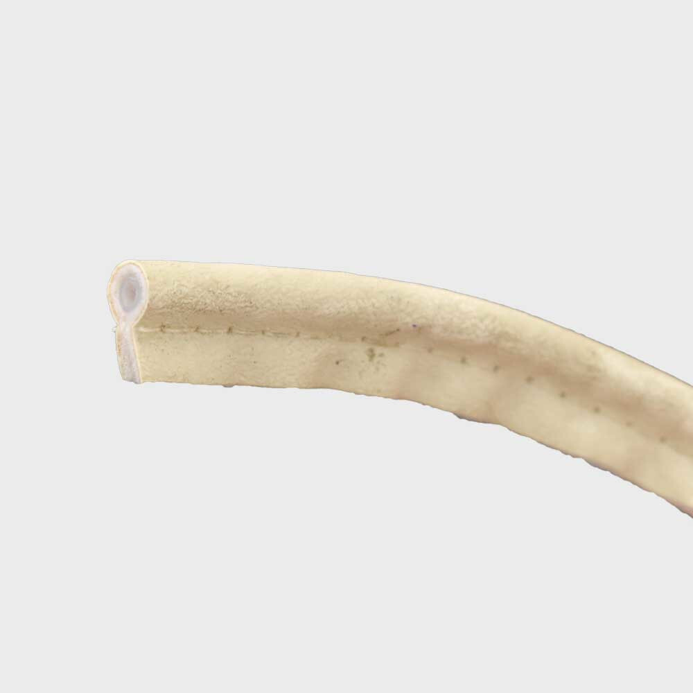 Boat Puff Cord Welting | Faux Leather Beige 5/8 x 1/4 Inch (YD)