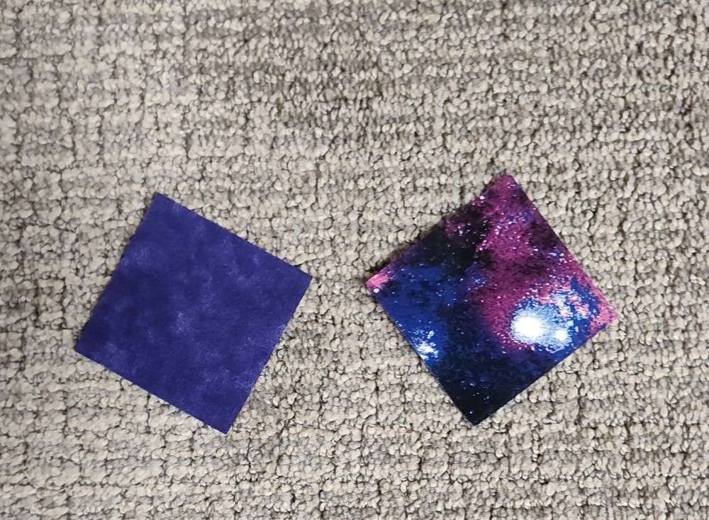 NEW! Charm Pack 50 pieces Quilting Fabric – Purple Blenders – 2.5″ Squares