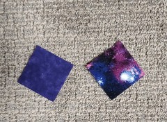 NEW! Charm Pack 50 pieces Quilting Fabric – Purple Blenders – 2.5″ Squares