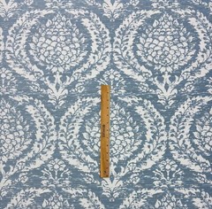 BALLARD DESIGN ANNABELLE CHAMBRAY BLUE InsideOut® FURNITURE FABRIC BY YARD 55″W