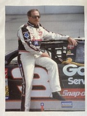 1 NASCAR DALE EARNHARDT Sr RACING QUILT BLOCK 3 Goodyear FABARIC MATERIAL Logo 1