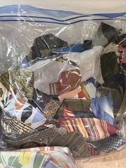 4 Pounds Mixed Fabric Scrap & Remnant Lot Craft Quilting Sewing Assorted Prints
