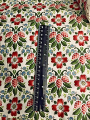 VTG “Stonington Square ” Waverly Floral Bonded Fabric Polished Cotton BTHY