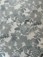 Zinnia Floral in Shy Blue – Premier Prints Cotton Canvas Fabric