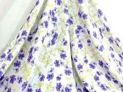 55” Wide By Yard Floral Sewing Fabric Viscose Soft Rayon Material For Robe
