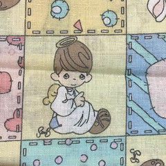 Vintage 2002 Precious Moments Spectrix Cotton Fabric 44 in wide x 1.19 yards