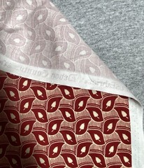 Devon County Leaf Print Red Quilting Cotton 30″ X 44″ Patchwork Marcus Fabric