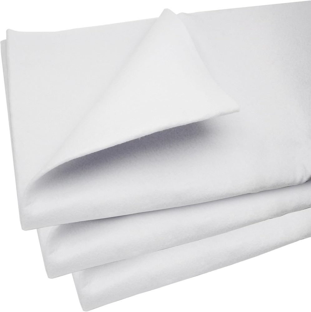 Iron on Fusible Fleece Interfacing for Sewing, White 39 Inches X 1 Yard Medium W