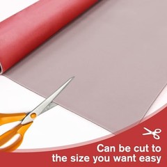 Suede Headliner Fabric with Foam Backing Material – Red 36*60 Inch