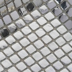 35″ x 10 yards SILVER Mirror Foil on Tulle FABRIC BOLT Wedding Party Decorations