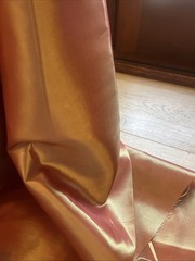 Gold Faux Taffeta Fabric 60” Width Sold By The Yard