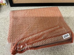 Burnt Orange Fabric Remnant Upholstry Less Than 1 Yard