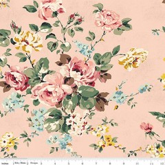 Main in Blush | Rose & Violet’s Bouquet des Fleurs | Riley Blake